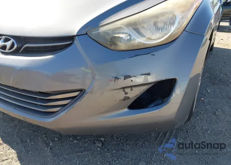 2013 Hyundai Elantra Limited z USA, uszkodzony, nr VIN 5NPDH4AE7DH216531